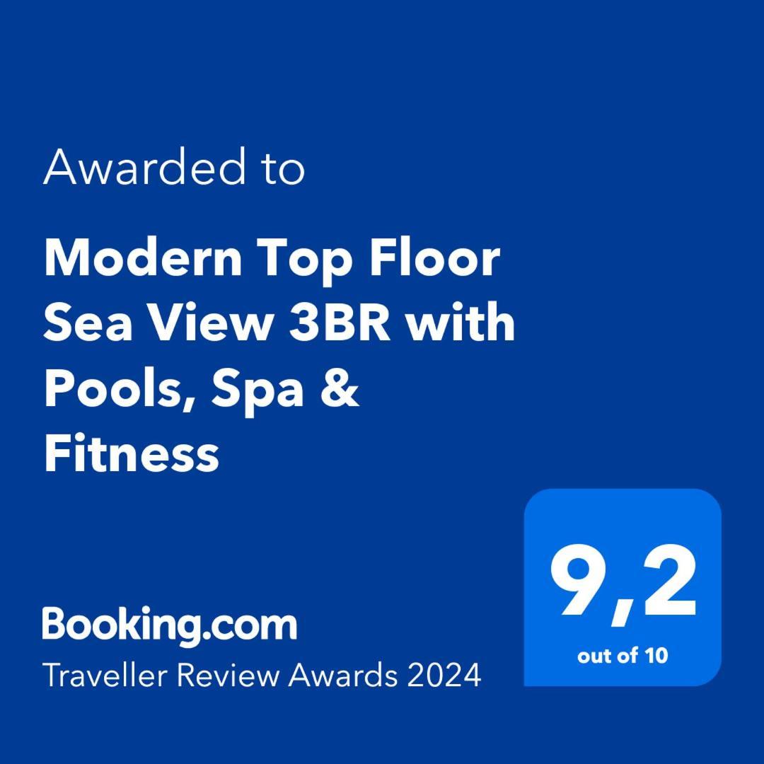 Modern Top Floor Sea View 3Br With Pools, Spa & Fitness Bečići Extérieur photo
